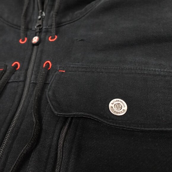 lululemon Hoodie Jacket Men's Medium Full Zip Scuba - Picture 5 of 13